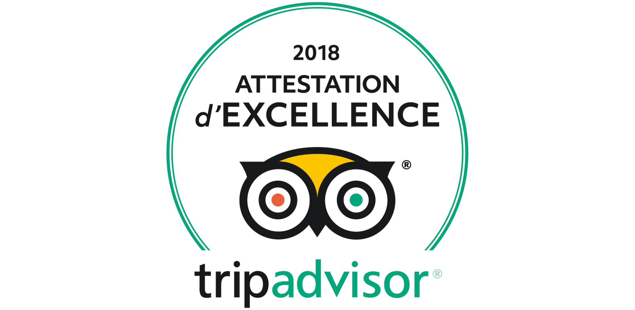 RÃ©sultat de recherche d'images pour "attestation excellence tripadvisor 2018"